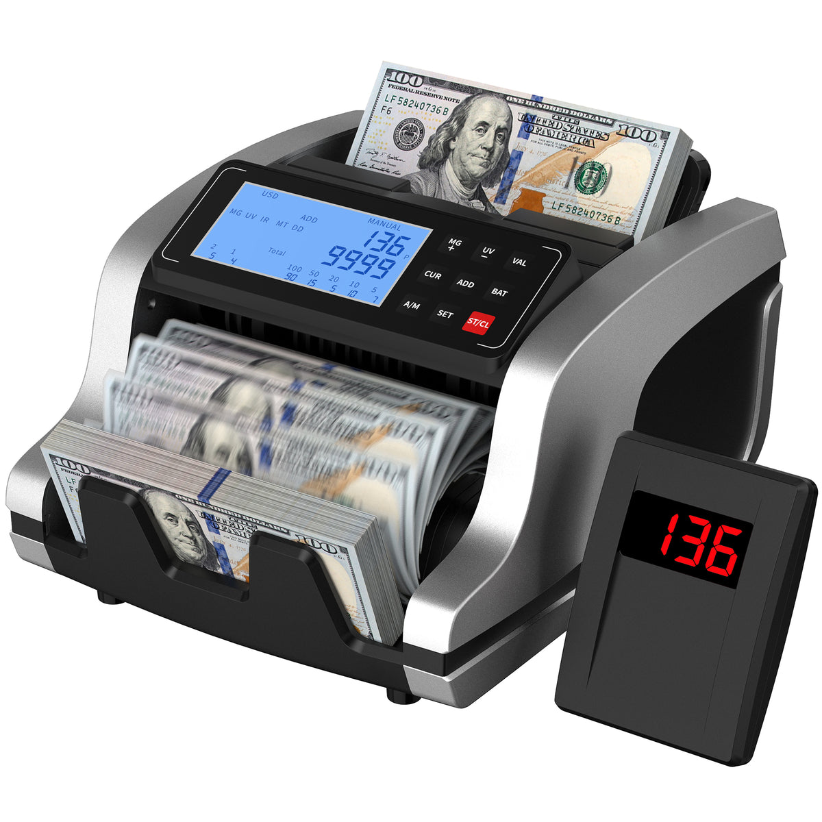 PONNOR 0720 Money Counter Machine