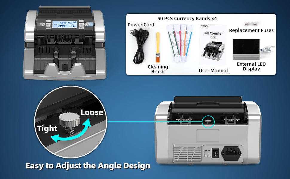 PONNOR K06 Money Counter Machine